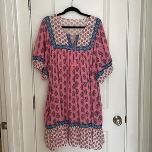 Pink Floral house dress
